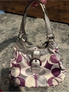 Coach Patterned Shoulder Bag